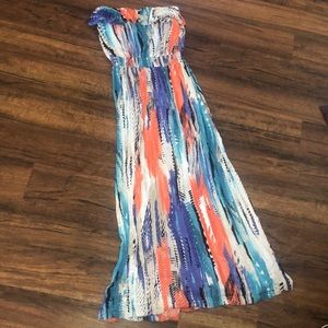 Multicolored maxi dress